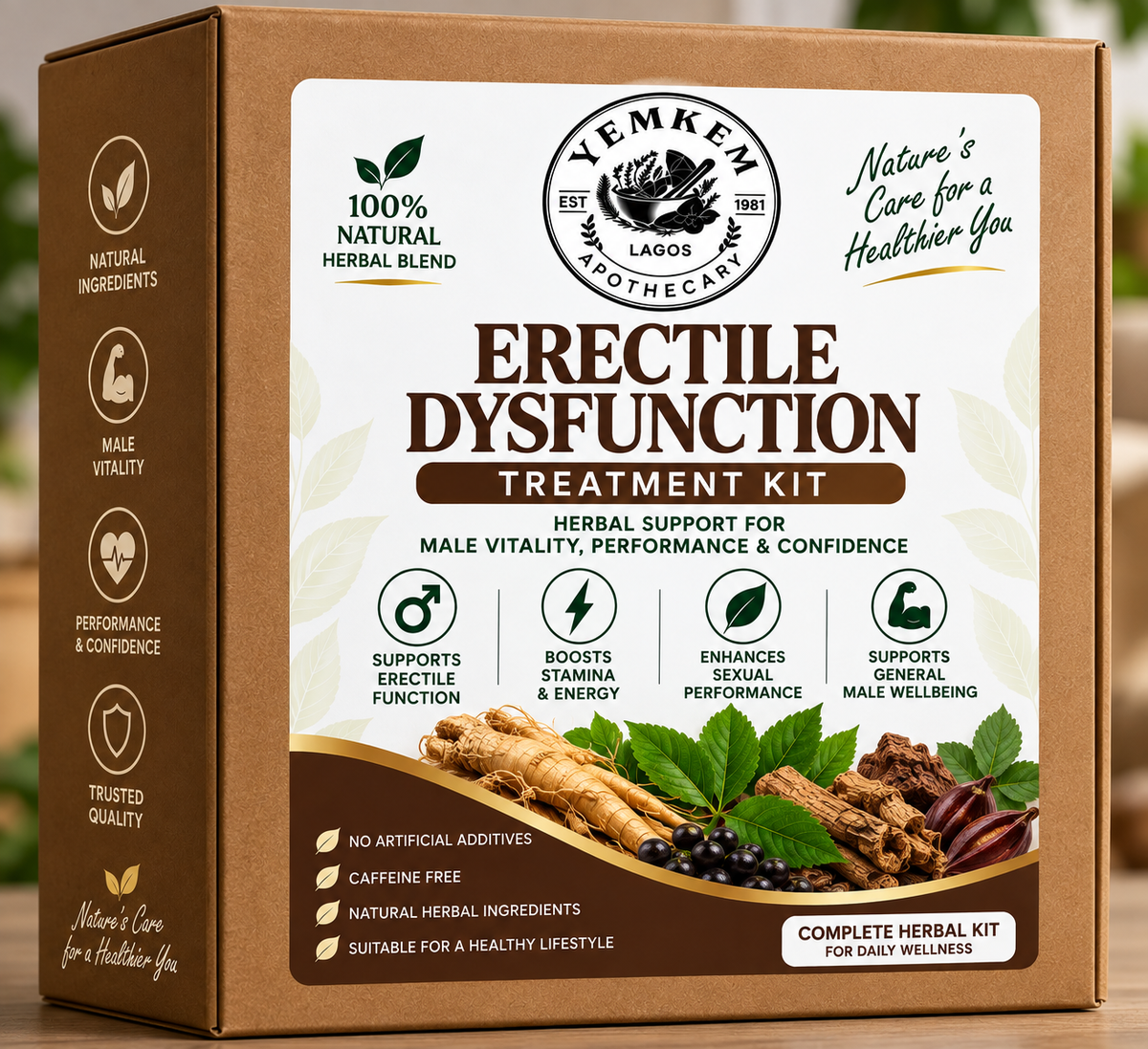 Erectile Dysfunction Herbal Support Kit